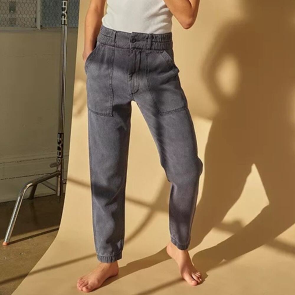 AMO Drapey Army Pants in a Vintage Gray Wash size 25